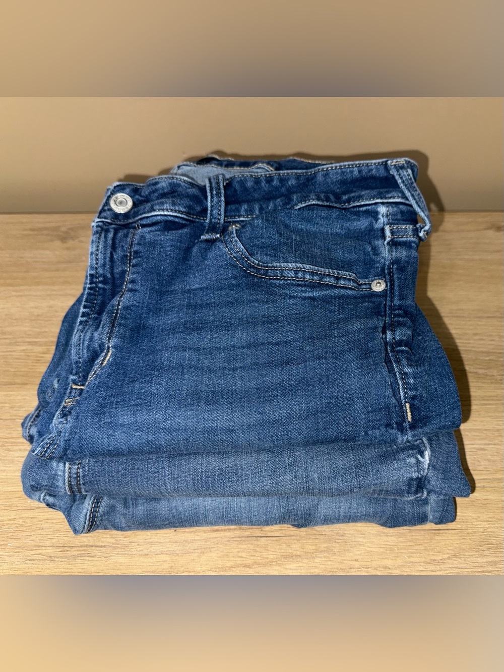 BUNDLE OF 3 of Blue Denim Jeans - Mixed Brands. Size 16. - Picture 7 of 7